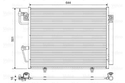 Radiator climatizare Valeo 822620