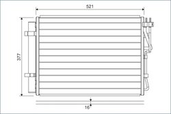Radiator climatizare Valeo 822624