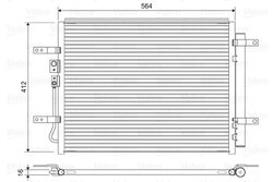 Radiator climatizare Valeo 822628