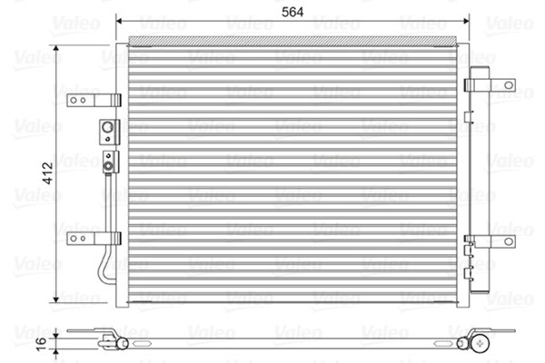 Radiator climatizare Valeo 822628