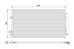 Radiator climatizare Valeo 822638