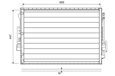 Radiator climatizare Valeo 822643