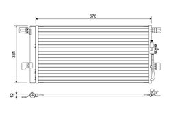 Radiator climatizare Valeo 822648