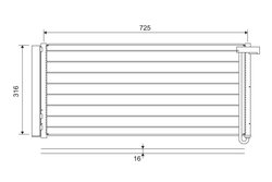 Radiator climatizare Valeo 822652