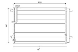 Radiator climatizare Valeo 822657