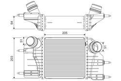 Intercooler Valeo 822908