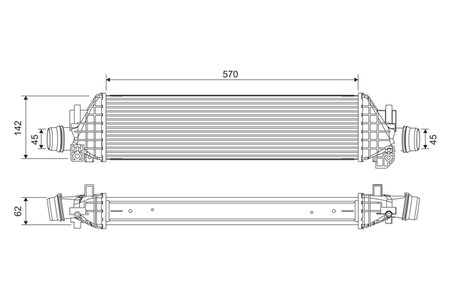 Intercooler Valeo 822904