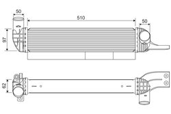 INTERCOOLER VALEO 822923 - Compatibil cu SSANGYONG