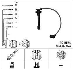 FISE BUJII NGK 8246 - Compatibil cu HONDA