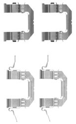 Set accesorii placute frana Textar 82507500