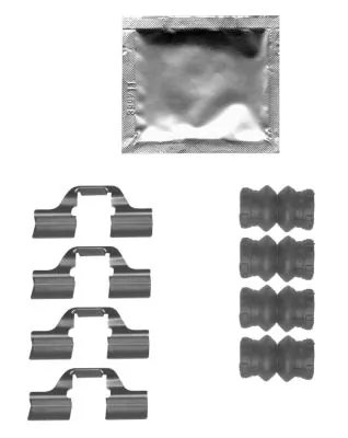 Set accesorii placute frana Textar 82519500
