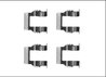 SET ACCESORII PLACUTE FRANA TEXTAR 82540000 - Compatibil cu MITSUBISHI