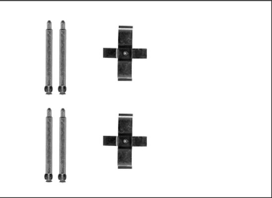 Set accesorii placute frana Textar 82540800
