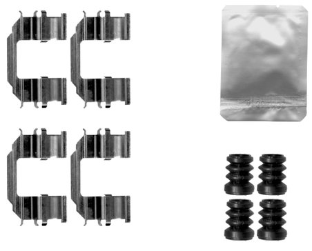 SET ACCESORII PLACUTE FRANA TEXTAR 82544800 - Compatibil cu CHEVROLET, CHEVROLET (SGM), DAEWOO, HOLDEN, PROTON, TOYOTA