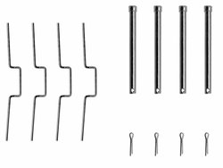Set accesorii placute frana Textar 82545400
