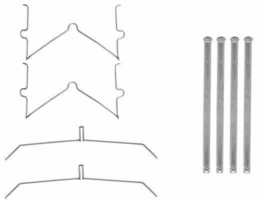 SET ACCESORII PLACUTE FRANA TEXTAR 82547600 - Compatibil cu HYUNDAI, LEXUS, TOYOTA, TOYOTA (FAW)
