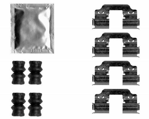SET ACCESORII PLACUTE FRANA TEXTAR 82547800 - Compatibil cu BRABUS, MERCEDES-BENZ