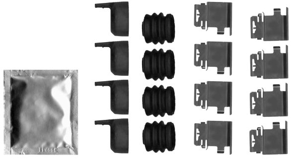 Set accesorii placute frana Textar 82548600