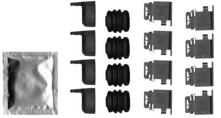 Set accesorii placute frana Textar 82548600