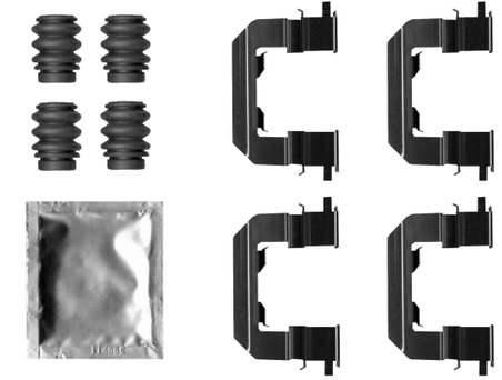 Set accesorii placute frana Textar 82549500