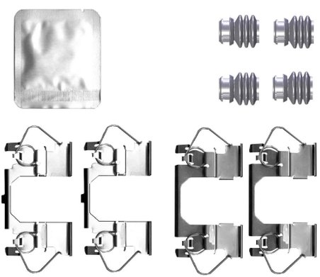SET ACCESORII PLACUTE FRANA TEXTAR 82555300 - Compatibil cu OPEL, VAUXHALL