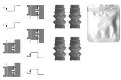 Set accesorii placute frana Textar 82556500