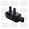 SENZOR PRESIUNE GAZE EVACUARE MEAT & DORIA 827012 - Compatibil cu AUDI, SEAT, SKODA, VW