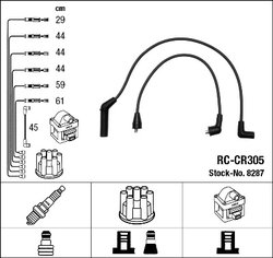 FISE BUJII NGK 8287 - Compatibil cu CHRYSLER