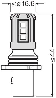 BEC INCANDESCENT OSRAM 828DWP - Piesa auto compatibila cu mai multe marci