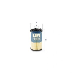 FILTRU SISTEM HIDRAULIC PRIMAR UFI 83.031.00 - Piesa auto compatibila cu mai multe marci
