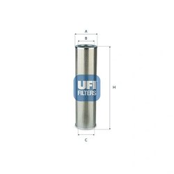 FILTRU SISTEM HIDRAULIC PRIMAR UFI 83.059.00 - Piesa auto compatibila cu mai multe marci