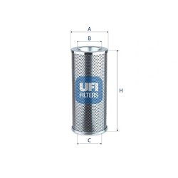 FILTRU SISTEM HIDRAULIC PRIMAR UFI 83.086.00 - Piesa auto compatibila cu mai multe marci