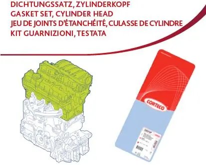 Set garnituri chiulasa Corteco 83403545