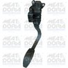 SET PEDALE CONDUCERE MEAT & DORIA 83514 - Compatibil cu FIAT, LANCIA