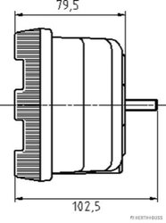 STOP SPATE HERTH+BUSS ELPARTS 83830022 - Compatibil cu MERCEDES-BENZ