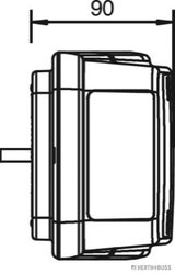 STOP SPATE HERTH+BUSS ELPARTS 83830054 - Compatibil cu VOLVO