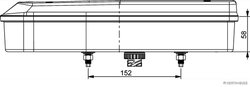 STOP SPATE HERTH+BUSS ELPARTS 83830173 - Piesa auto compatibila cu mai multe marci