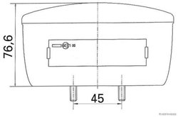 STOP SPATE HERTH+BUSS ELPARTS 83830520 - Piesa auto compatibila cu mai multe marci