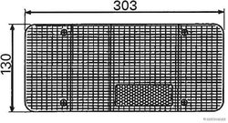 STOP SPATE HERTH+BUSS ELPARTS 83840478 - Compatibil cu IVECO