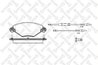 SET PLACUTE FRANA STELLOX 839 004B-SX - Compatibil cu CITROEN