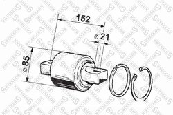 CHIT REPARATIE, BRAT STELLOX 84-12010-SX - Compatibil cu DAF, IVECO, MERCEDES-BENZ, VOLVO