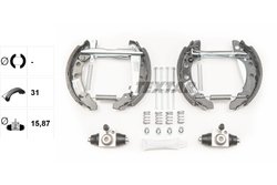 Set saboti frana Textar 84018202