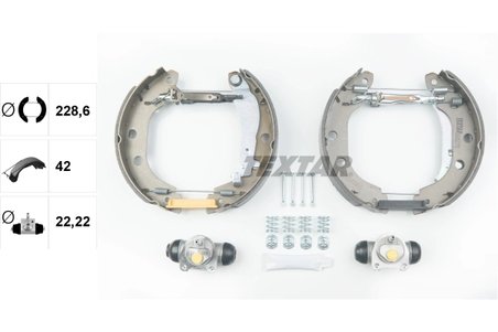 Set saboti frana Textar 84052701