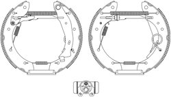 Set saboti frana Textar 84052900