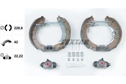 SET SABOTI FRANA TEXTAR 84052900 - Compatibil cu CITROEN, CITROEN (DF-PSA), PEUGEOT