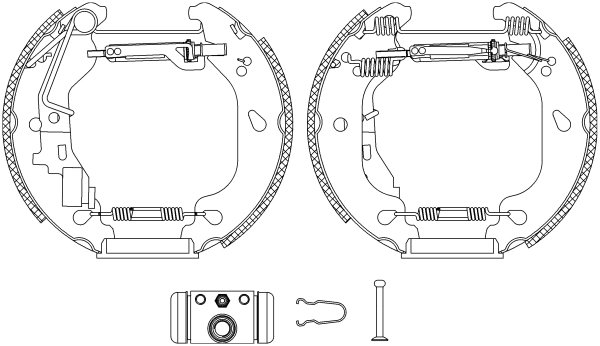 SET SABOTI FRANA TEXTAR 84054401 - Compatibil cu FIAT