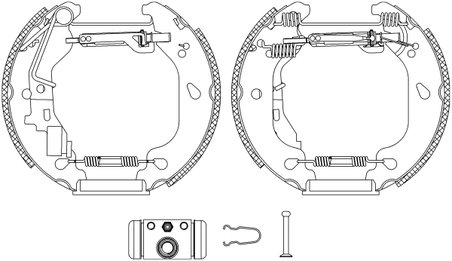 SET SABOTI FRANA TEXTAR 84054401 - Compatibil cu FIAT