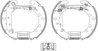 SET SABOTI FRANA TEXTAR 84057300 - Compatibil cu FORD, FORD AUSTRALIA