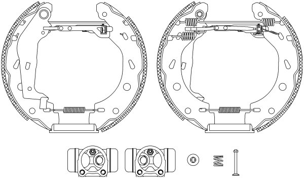 SET SABOTI FRANA TEXTAR 84057401 - Compatibil cu SMART