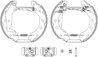 SET SABOTI FRANA TEXTAR 84057401 - Compatibil cu SMART